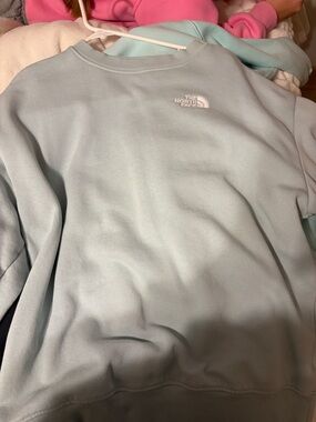 The North Face Pale Blue Crewneck Sweatshirt